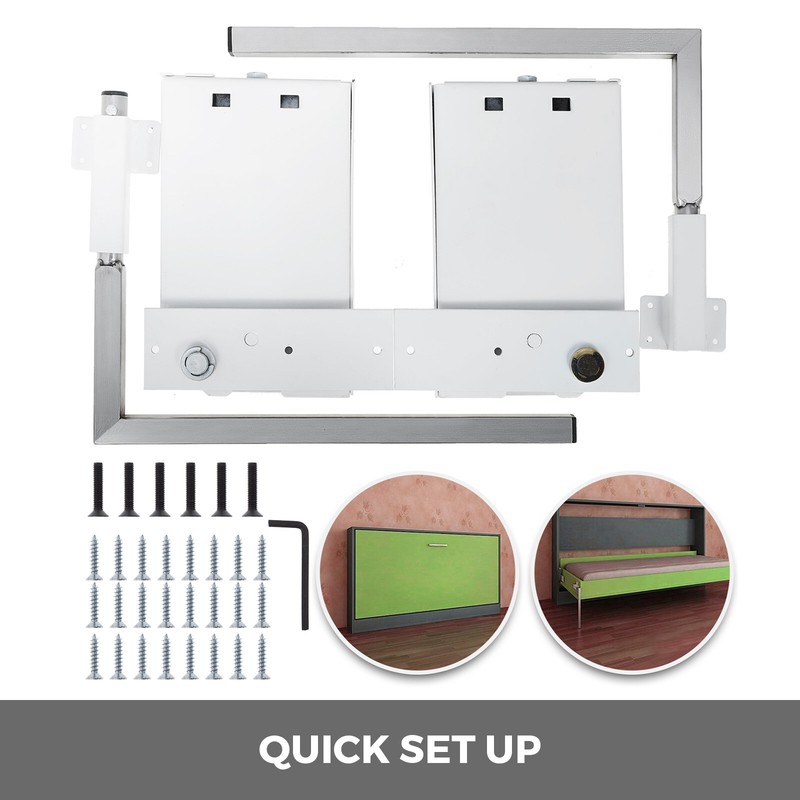 Murphy Wall Bed Spring Mechanism Hardware Kit Horizontal Vertical Twin/King Bed gallery