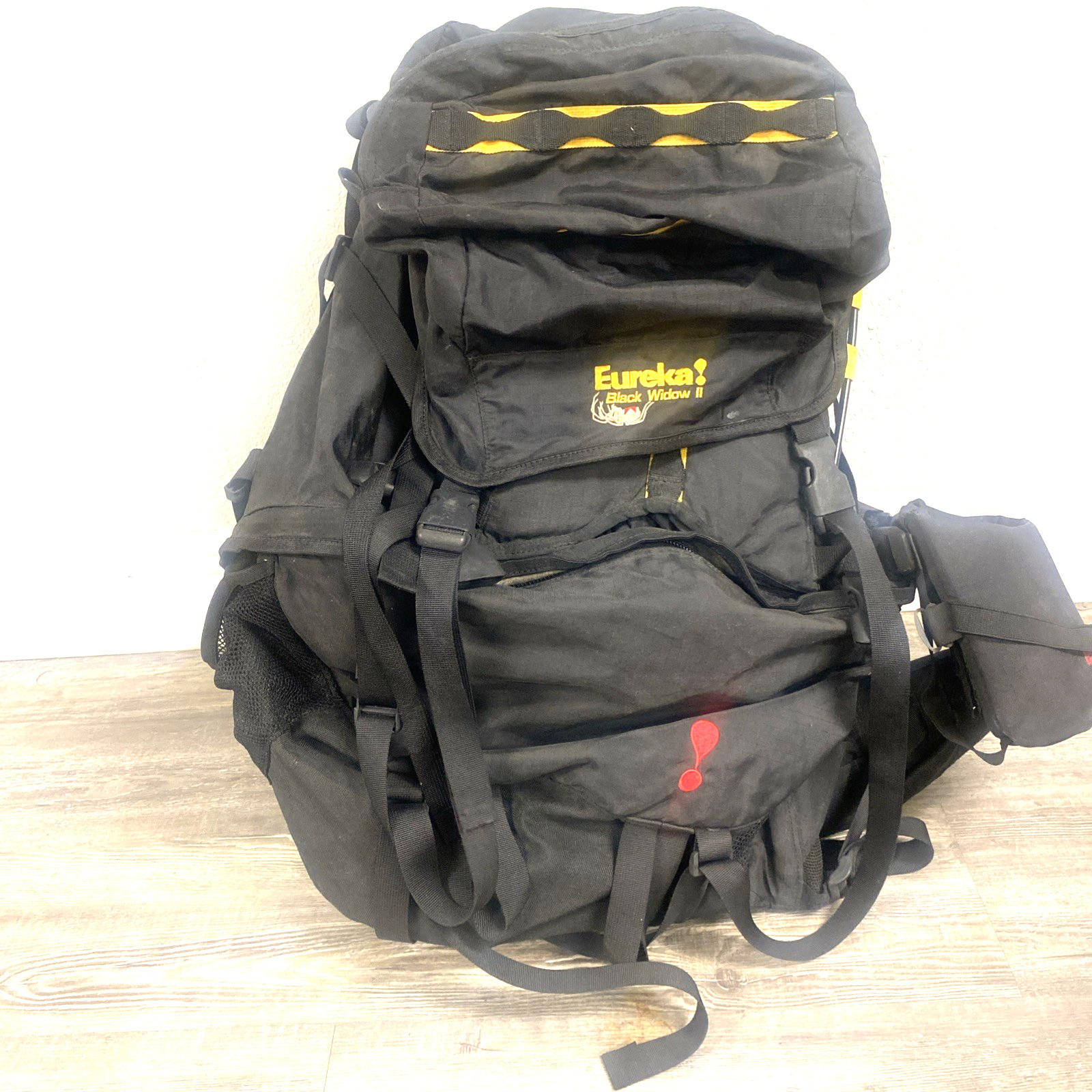 Eureka! Hiking Backpack Camping Large Internal Soft Frame Black Widow II TWO