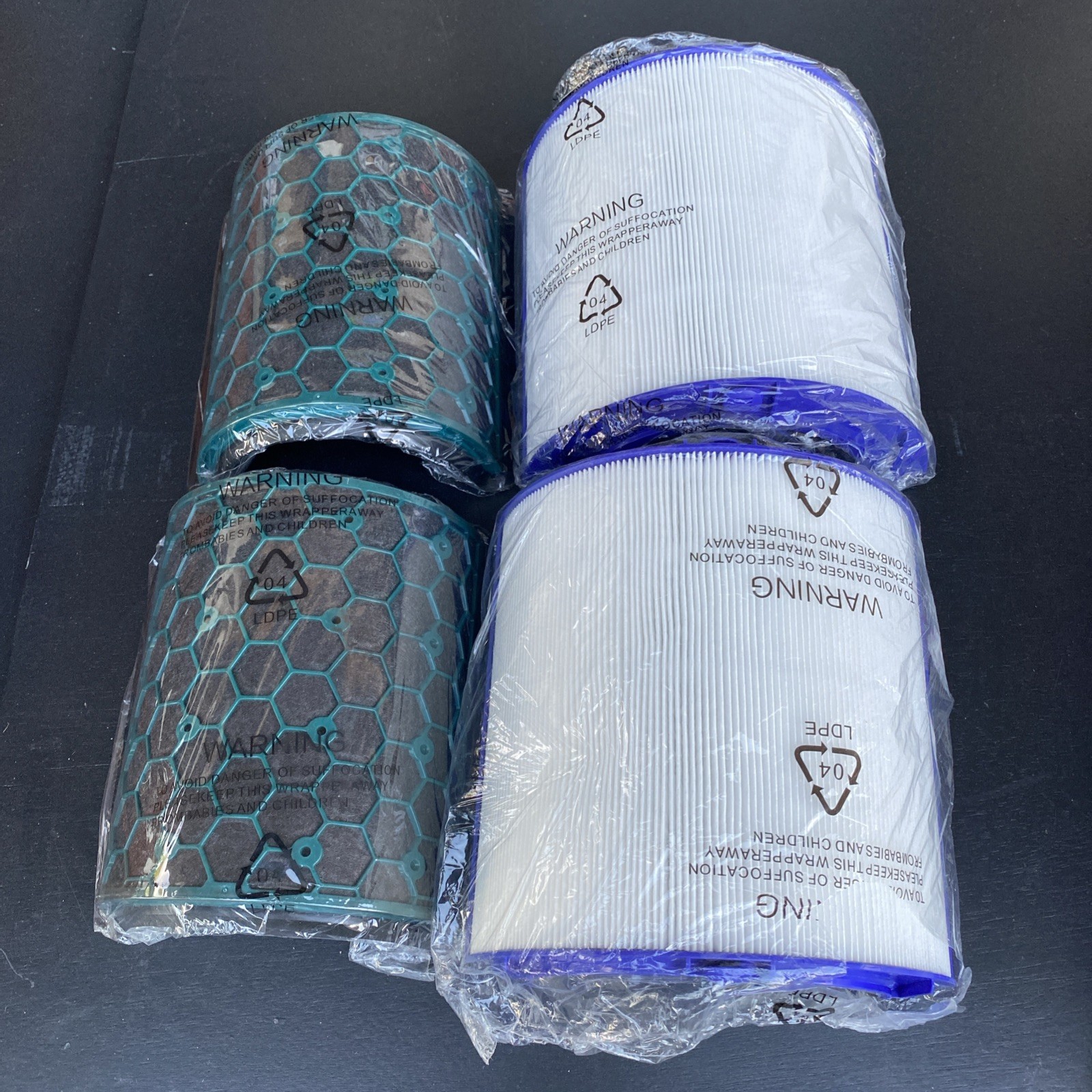 Hepa Activated Carbon Filter Compatible Dyson TP04 HP04 DP04 969048-01 New 2 Pk gallery