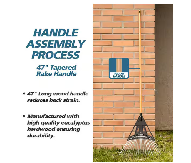 47 In. Tapered Rake Handle with 0.91 In. Diameter gallery