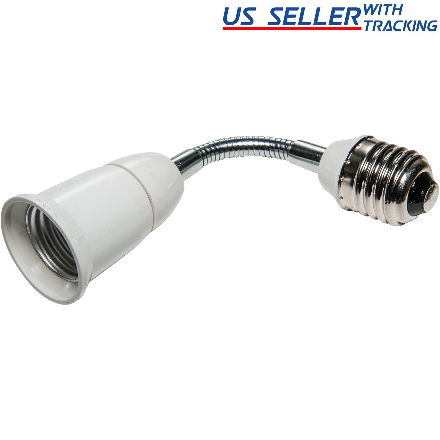 6.5-Inch Light Bulb Extension Flexible Gooseneck Standard Medium Base E26 gallery