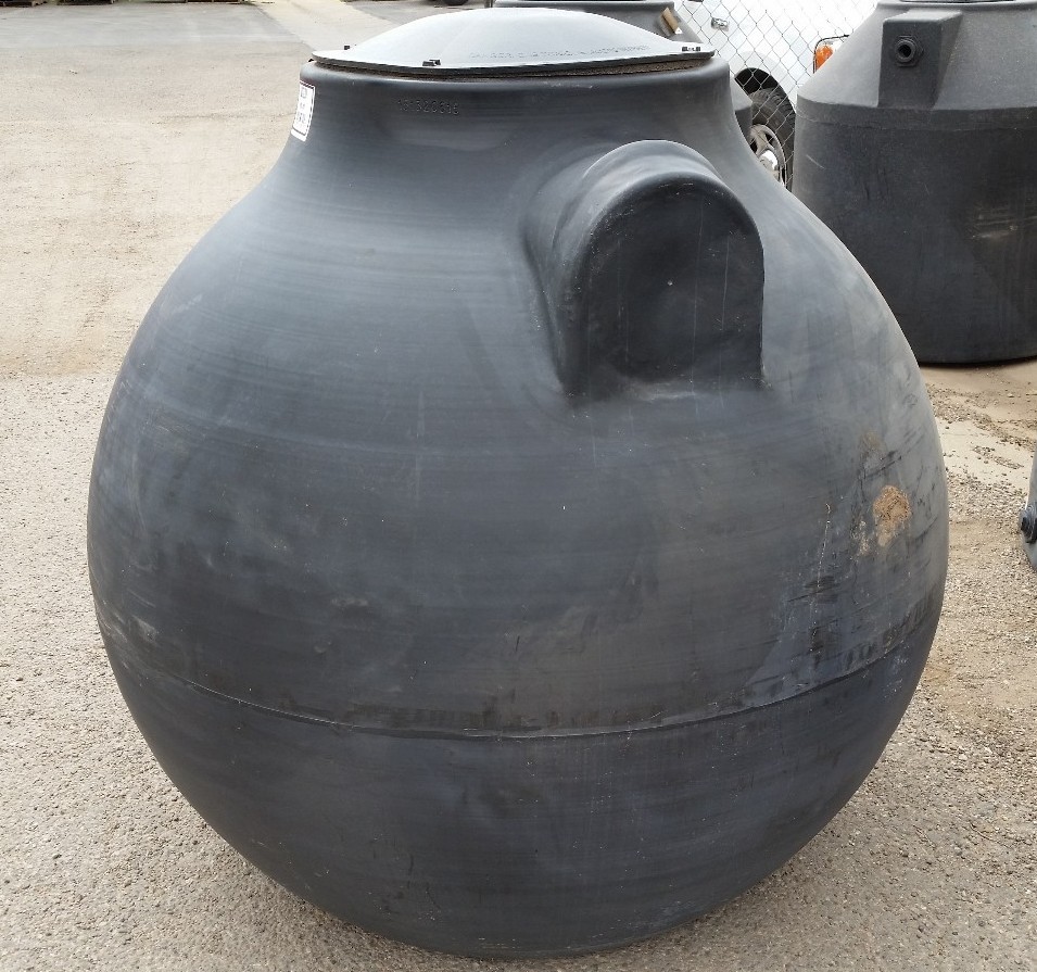 300 Gallon below ground Septic pump tank sphere Norwesco gallery