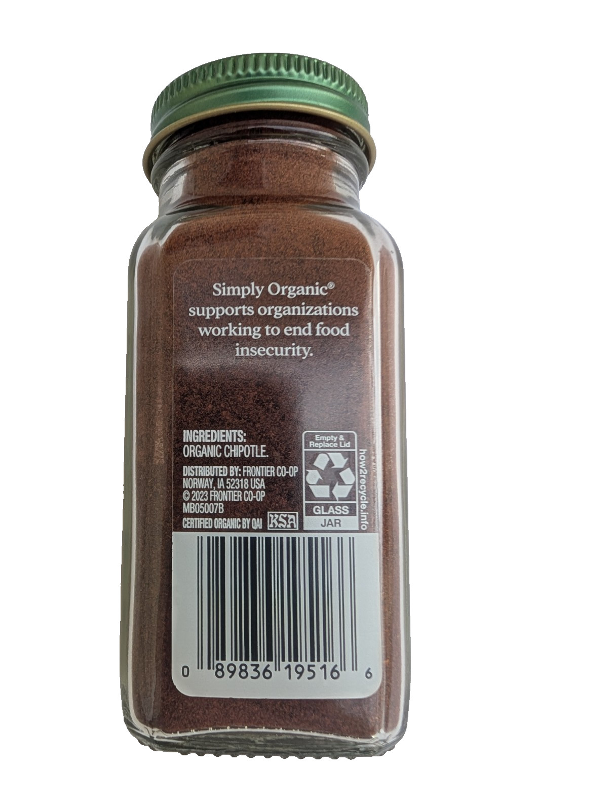 Simply Organic Chipotle Powder 2.65 oz Organic Chili Pepper Seasoning gallery