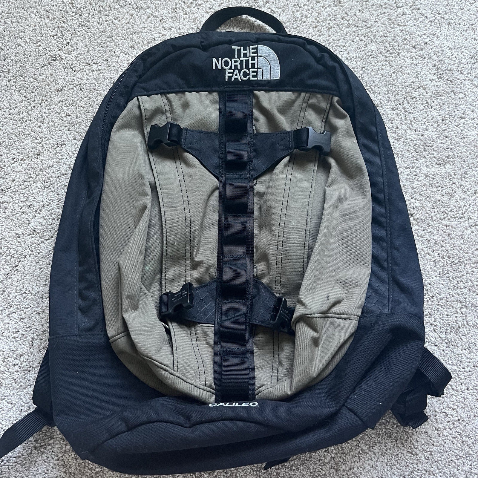 Green North Face Backpack