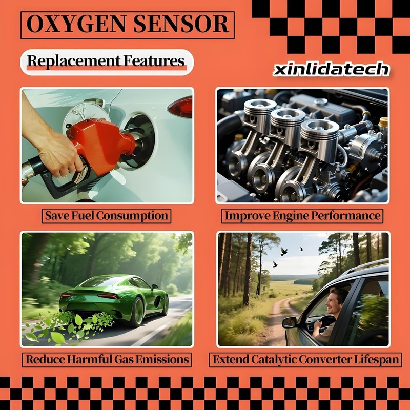 xinlidatech 4Pcs Oxygen O2 Sensor Fit for Ford F150 2015 2016 3.5L V6 gallery