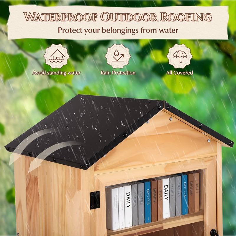 Outdoor Library Book Box, Multipurpose Little Library Box Outdoor gallery