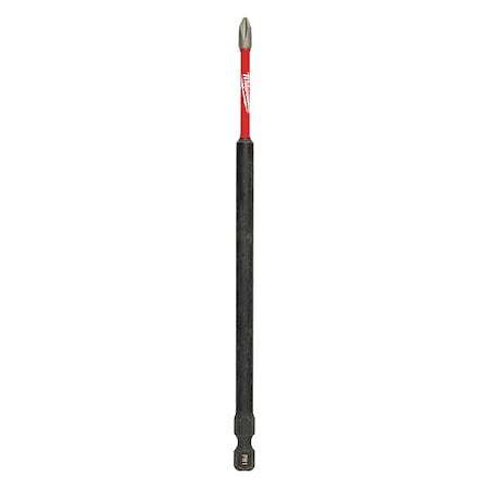 Milwaukee Tool 48-32-4800 6 In. Phillips #2 Shockwave Impact Duty Power Bit (1 gallery
