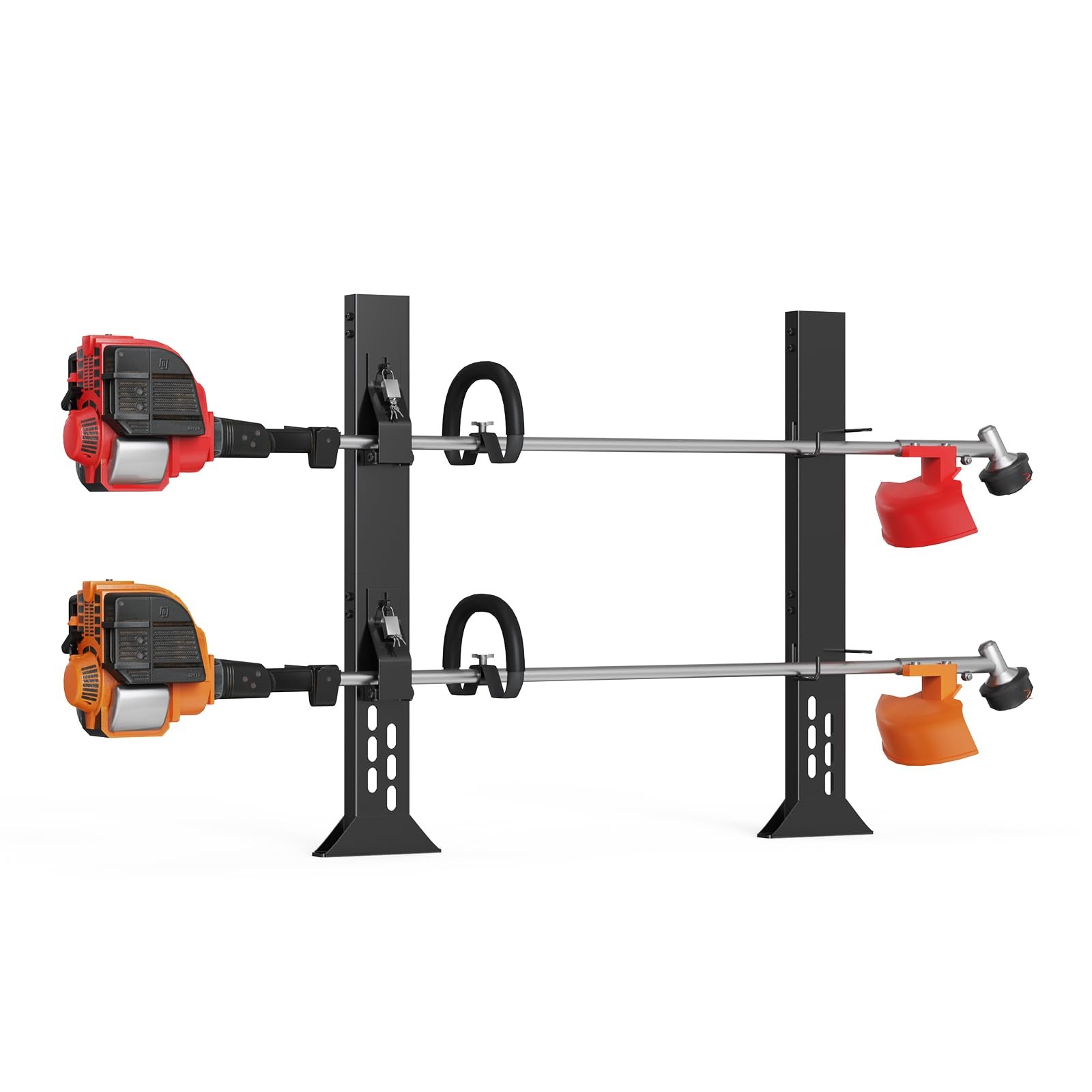 Trimmer Racks for Open Trailers - Weedeater Rack Lockable Weed Eater Racks for O gallery