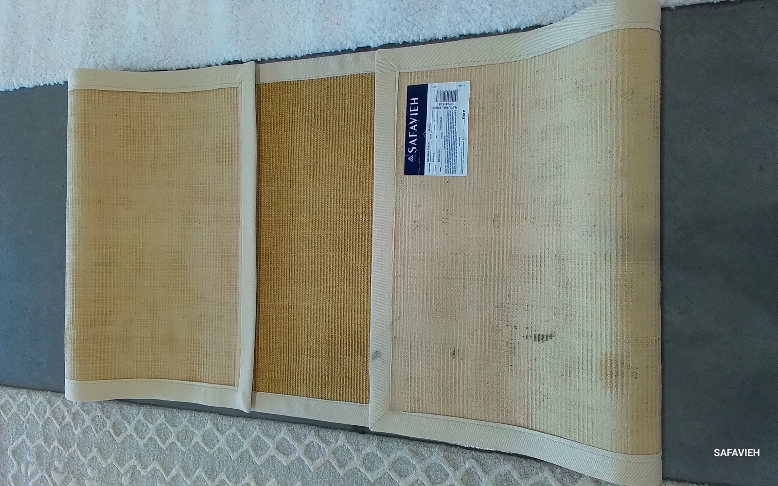 MAIZE / WHEAT 2'-6" x 8'-0" Back Stain Rug, Reduced Price 1172789865 NF441K-28 gallery