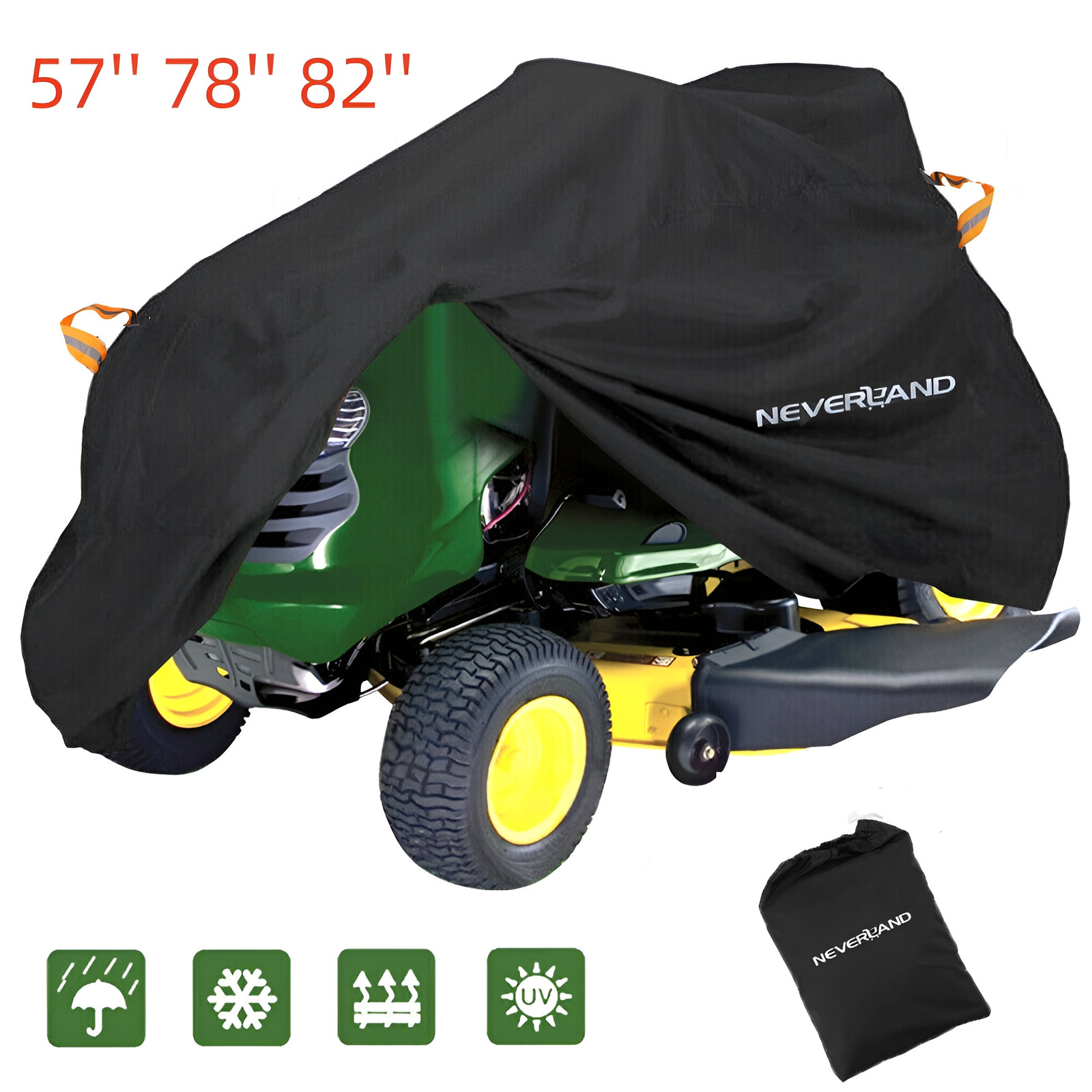 Riding Lawn Mower Tractor Cover Waterproof Rain Dust UV Protector Garden Outdoor gallery