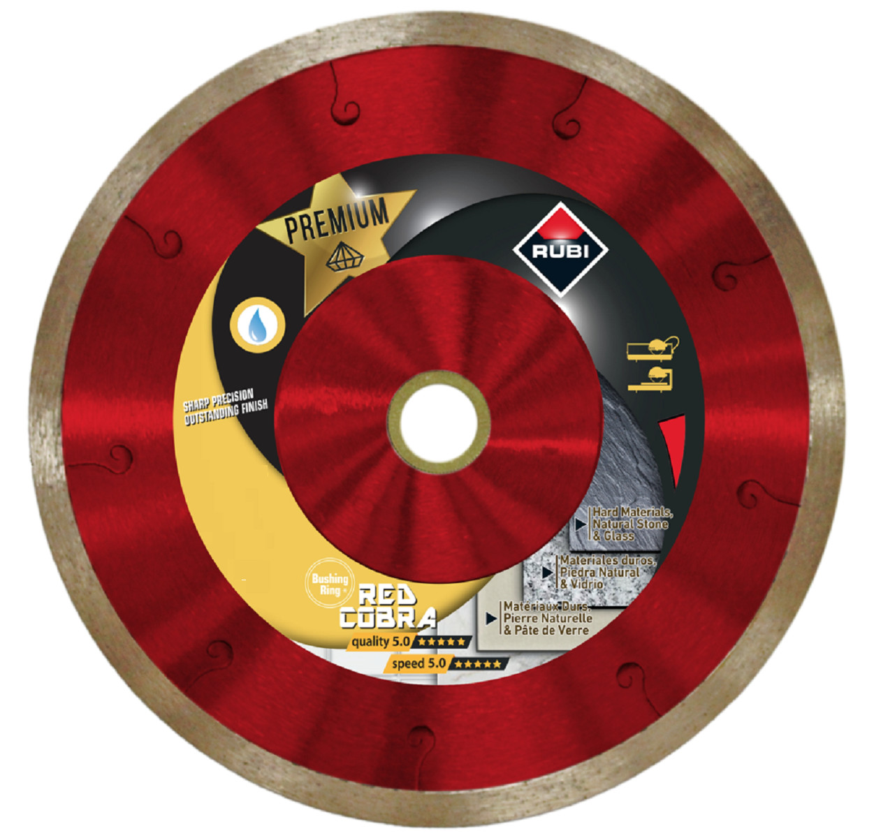 Rubi Tools Red Cobra Premium Diamond Blades ~All Sizes Available~ gallery
