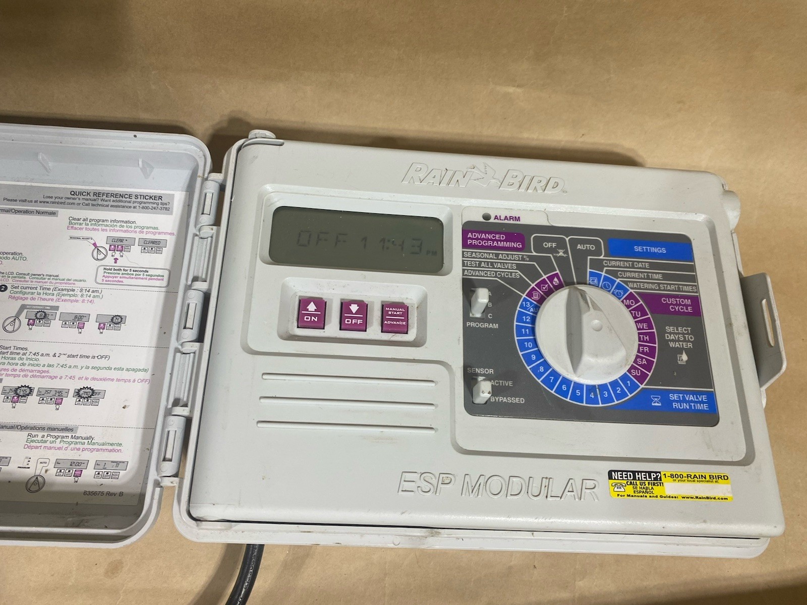 Rain Bird ESP Modular ESP-M 12 Zone Irrigation Sprinkler Controller w/ 4 Modules gallery