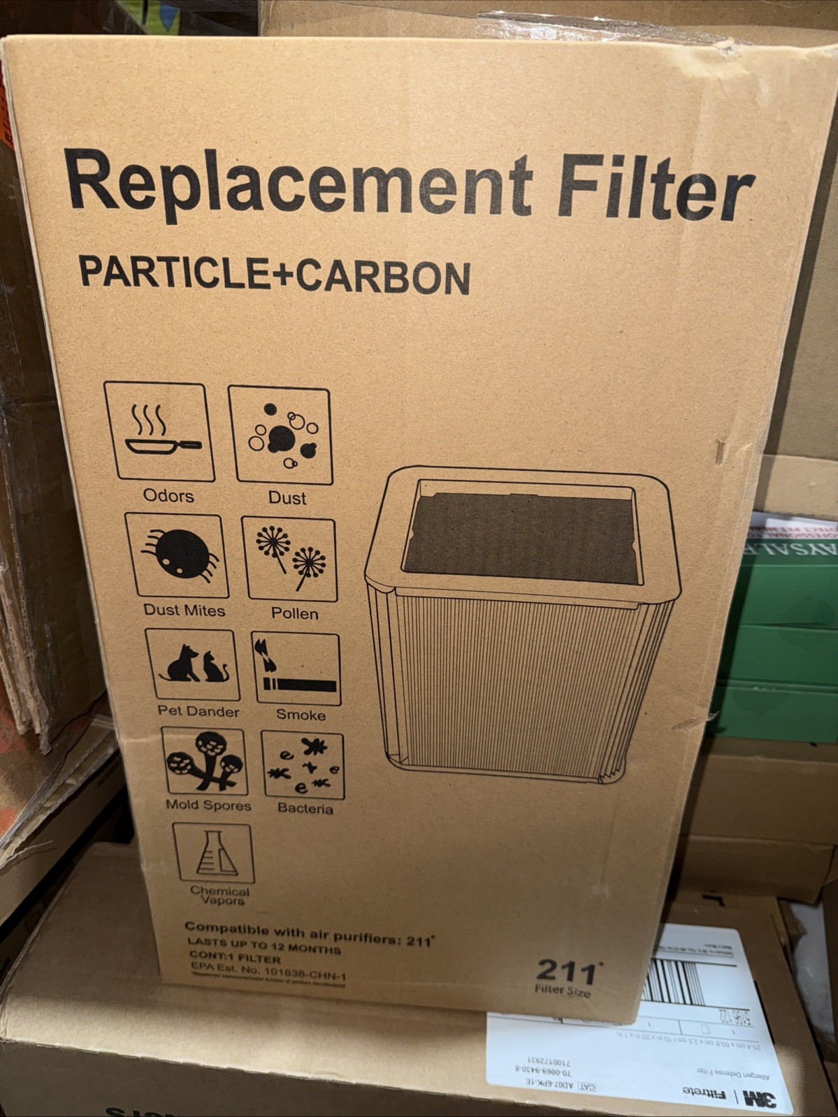For Blue Pure Air Filter 211+ Replacement Carbon Filter for Blueair Air Purifier gallery