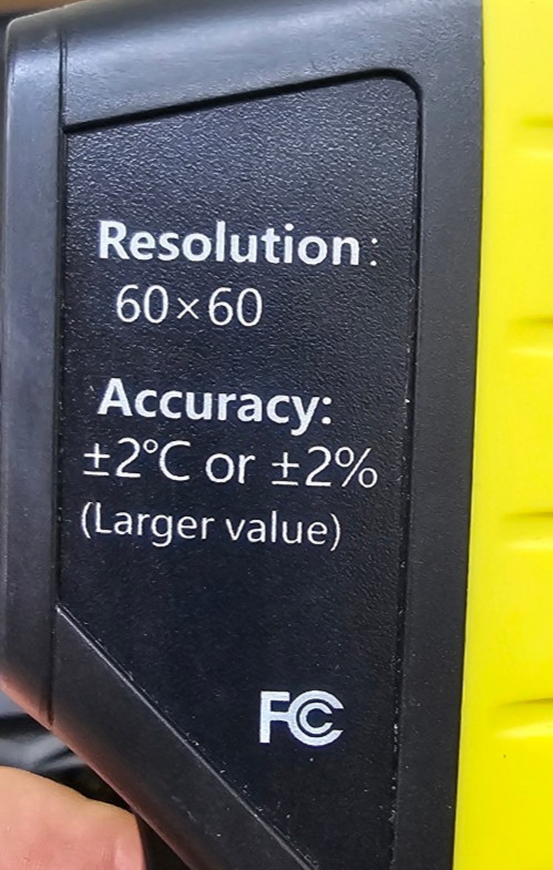 VEVOR Thermal Imaging Camera, 60x60 (3600 Pixels) IR Resolution Infrared Camera gallery