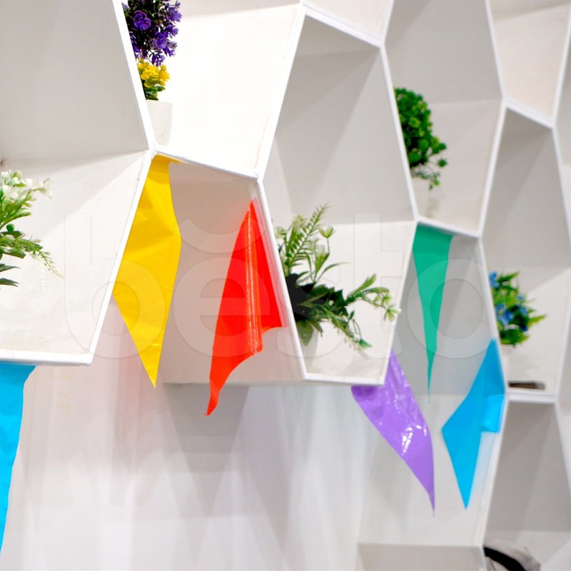 20 M Long Multi Coloured 40 Flags Bunting PVC Banner for Party Indoor & Outdoor gallery