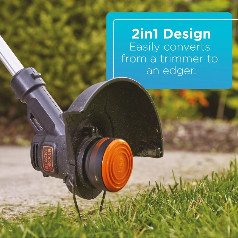 BLACK+DECKER 20V MAX* String Trimmer/Edger Kit, 10-Inch - LST201 gallery
