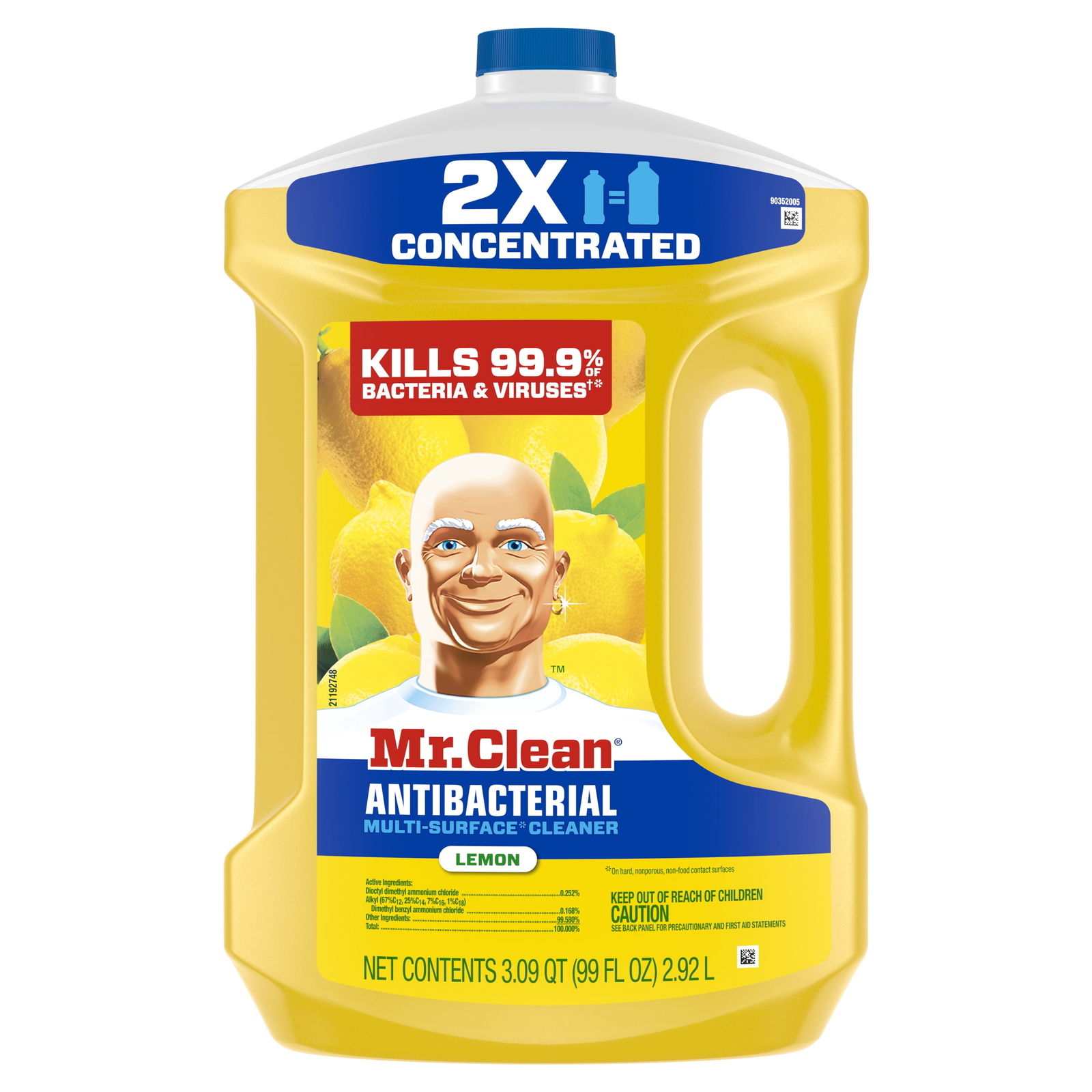 2X Concentrated Floor Cleaner, All Purpose Cleaner, Mop Soap, Lemon, 99 fl oz gallery