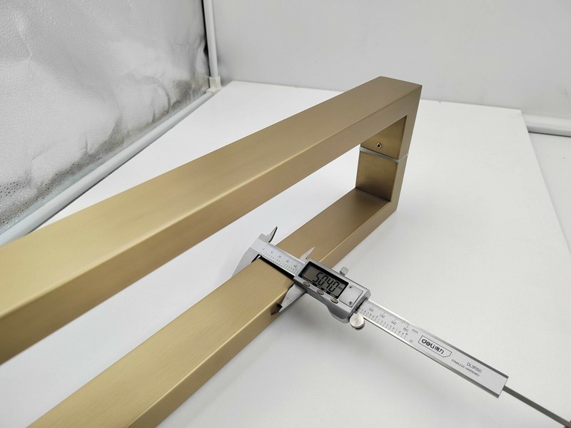 Door Pull Square Handle stainless steel Satin /Matte Black /Polished Gold Entry gallery