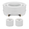 VEVOR 100ft Mini Split Line Set 1/4 3/8 OD AC Copper White PE Insulated Coil gallery