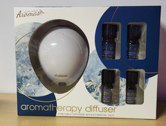 Aromatherapy Diffuser With 4 Essential Oils Portable USB or Battery Aromas~NEW