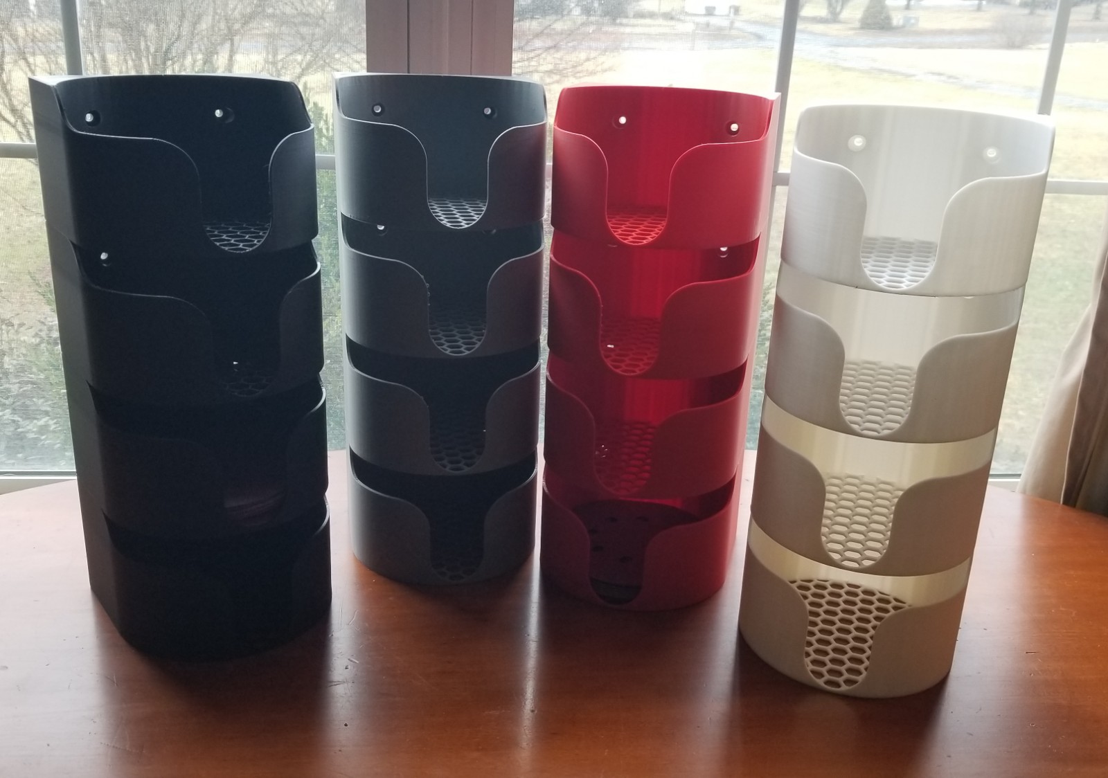 Wall Mounted 5" Sandpaper organizer 4 pieces Stackable USA Made Free Shipping gallery