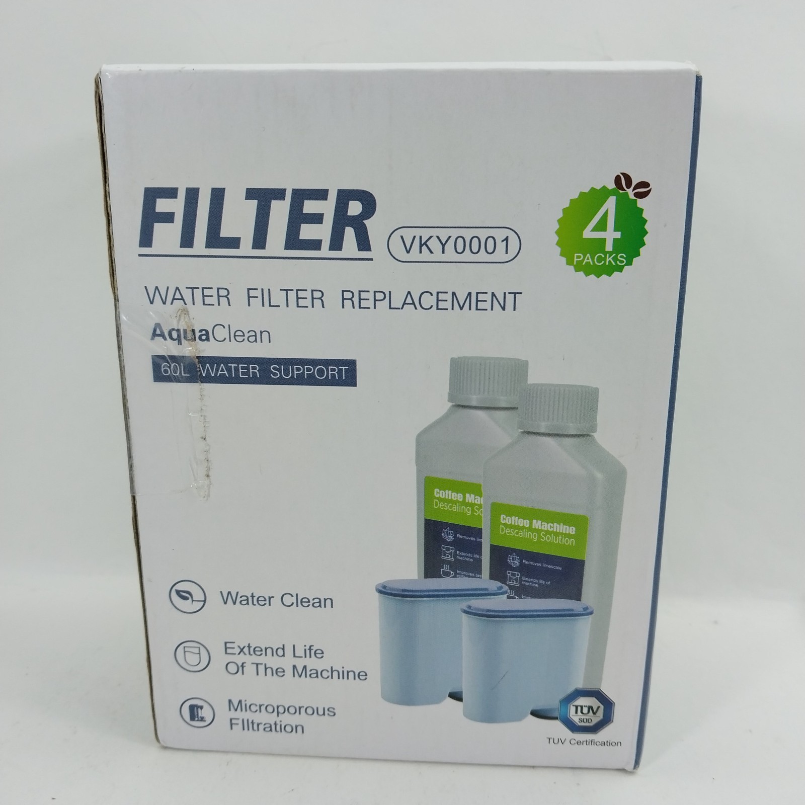 Aquaclean Compatible Water Filters (2-Pk) & Descaling Liquid (250Ml X 2) VKY0001 gallery