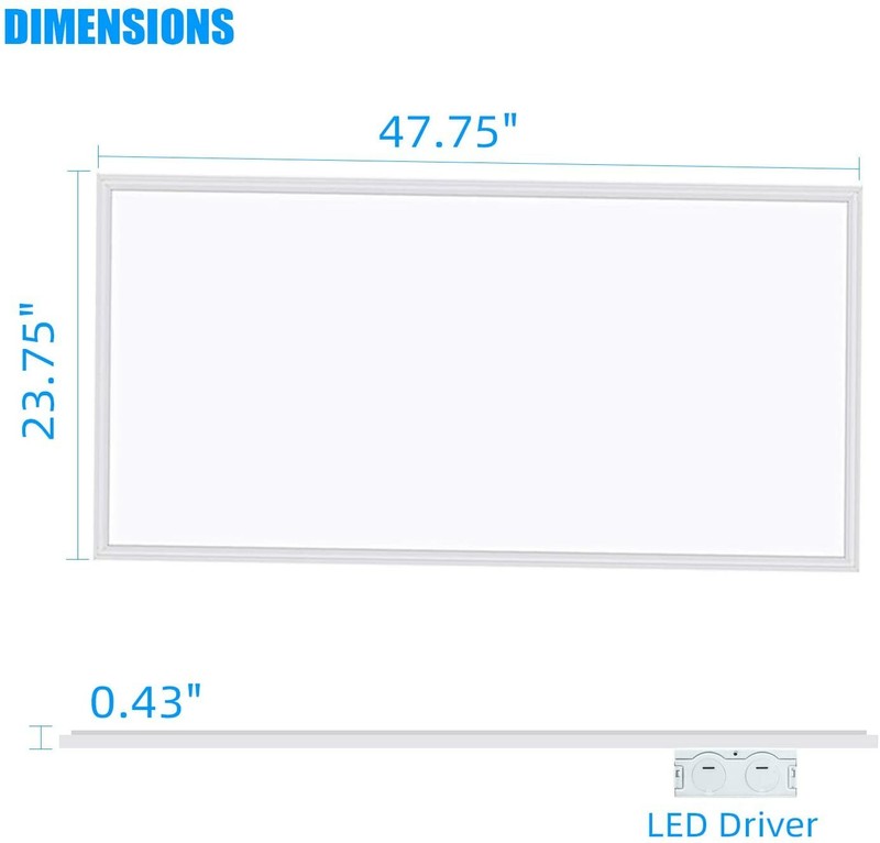 Ultra-thin LED Ceiling Mount Panel Light 2x4ft Light Flat Panel for Home/Kitchen gallery