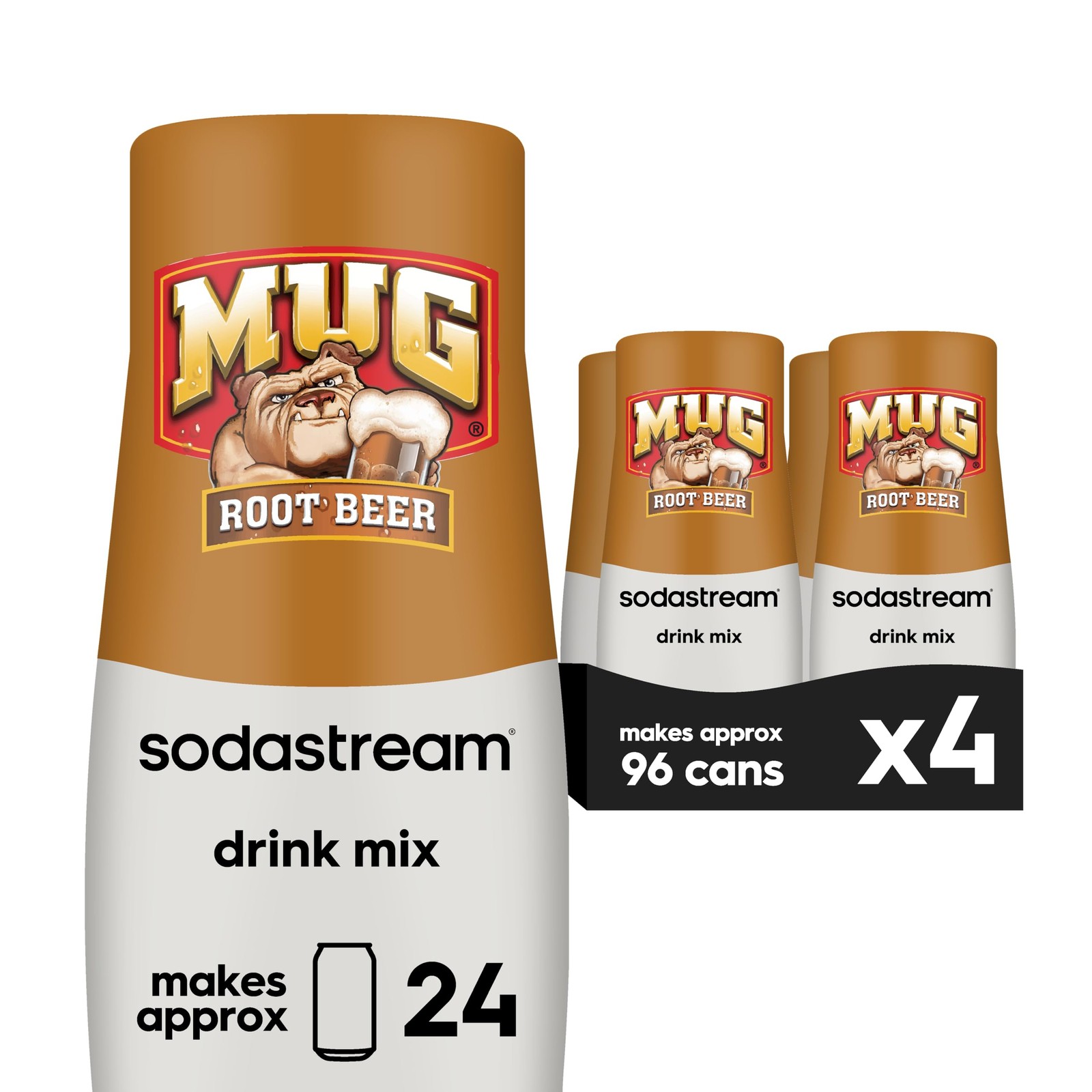 SodaStream Mug Root Beer Drink Mix pack of 4 288 Fl Oz (Pack 4) gallery