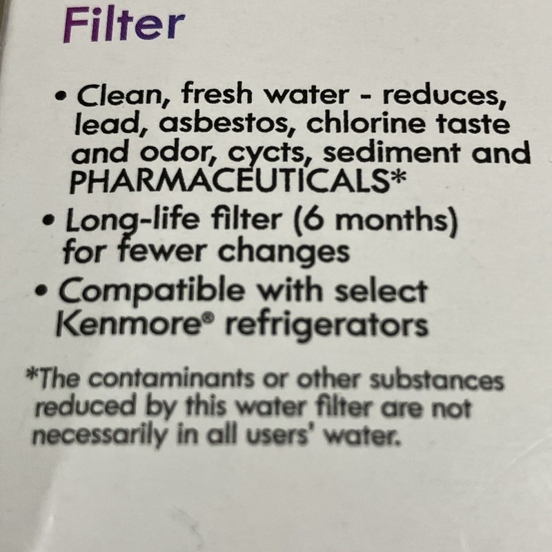 KENMORE Model 9082 469082 Replacement Refrigerator Water & Ice Filter NEW gallery