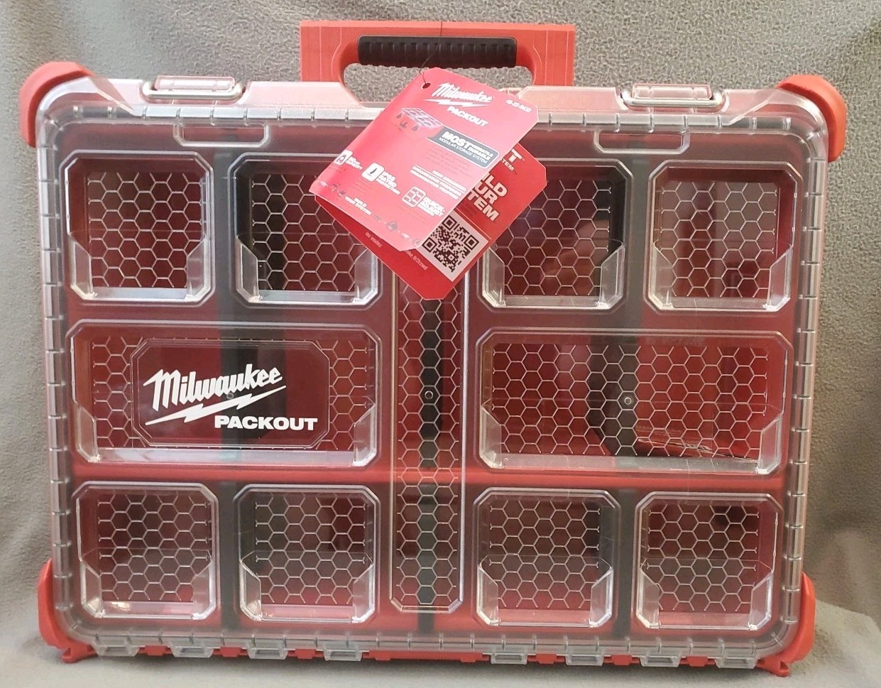 Milwaukee PACKOUT™ 48-22-8432 Deep Organizer 50lb (8) Quick Adjust Compartments gallery