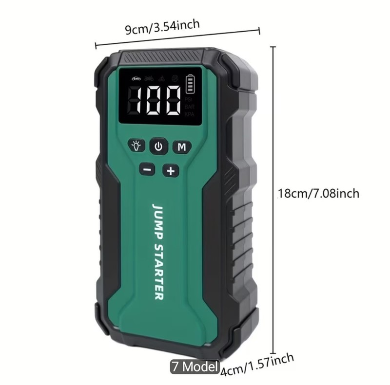 10000A 7-in-1 Multi-functional Emergency Start Power Supply with Air Pump,... gallery
