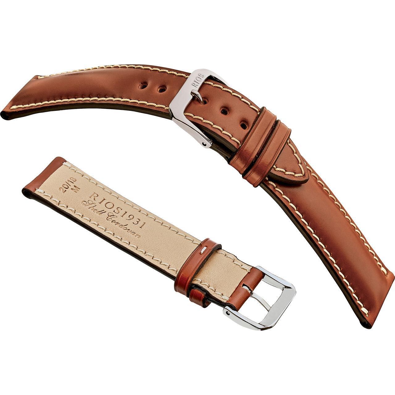 RIOS New York Shell Cordovan Leather Watchband gallery