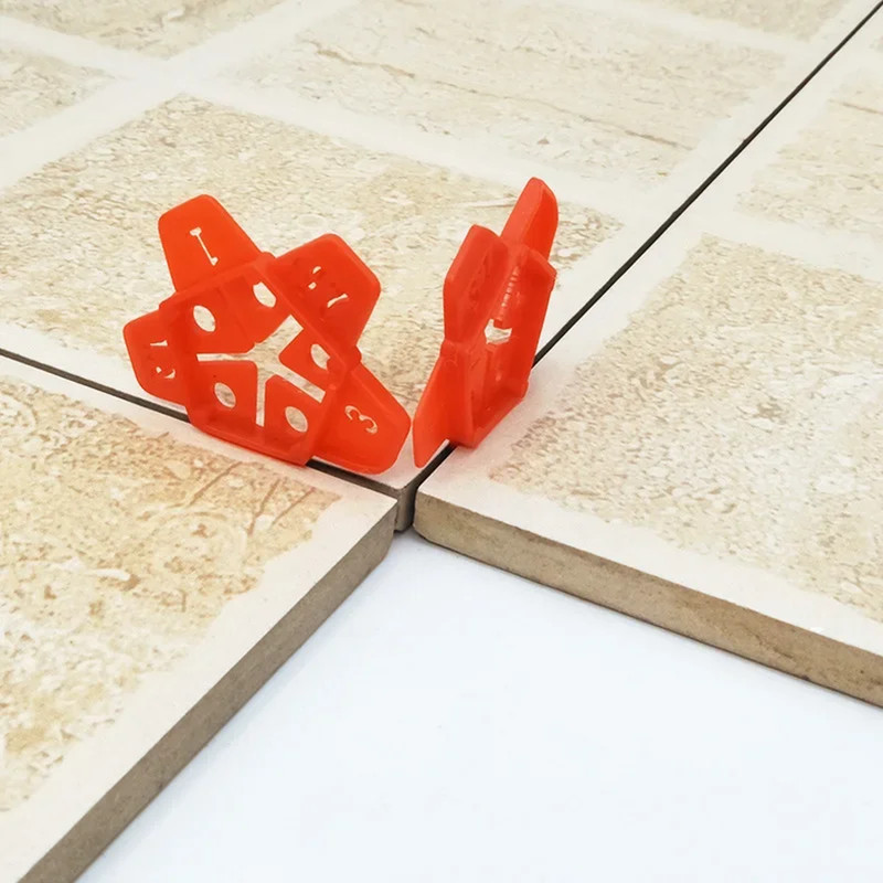 50pcs Tile Leveling System Clips Spacers for Floor Wall 1mm 1.5mm 2mm 2.5mm 3mm gallery