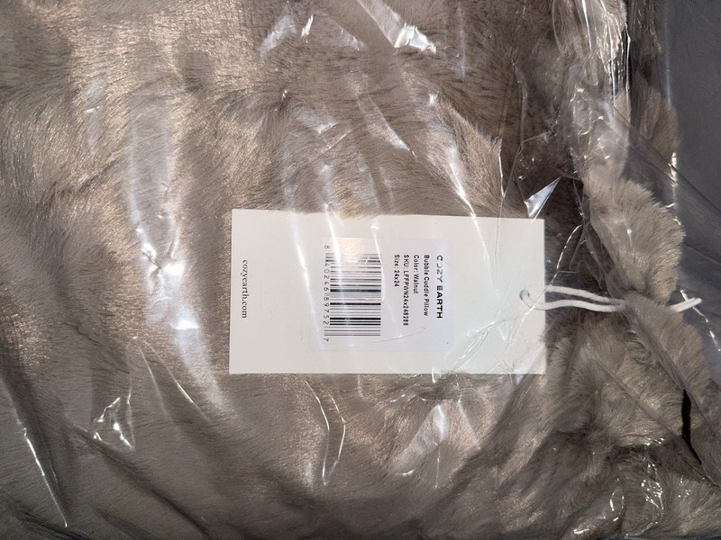 Cozy Earth Bubble Cuddle Pillow Walnut 24x24 gallery