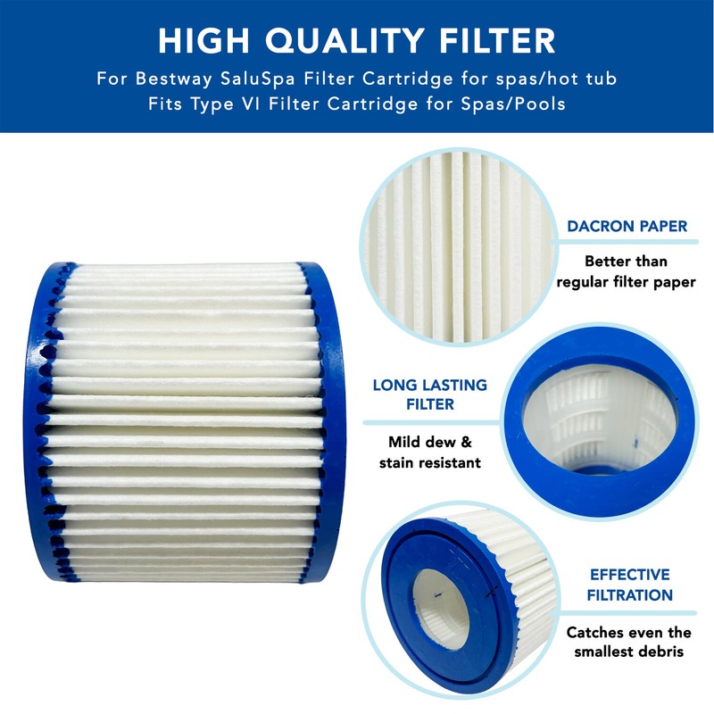 MaximalPower Filter for BestWay SaluSpa Lay-Z-Spa SUNSET FILTERS VI Spa Hot Tubs gallery