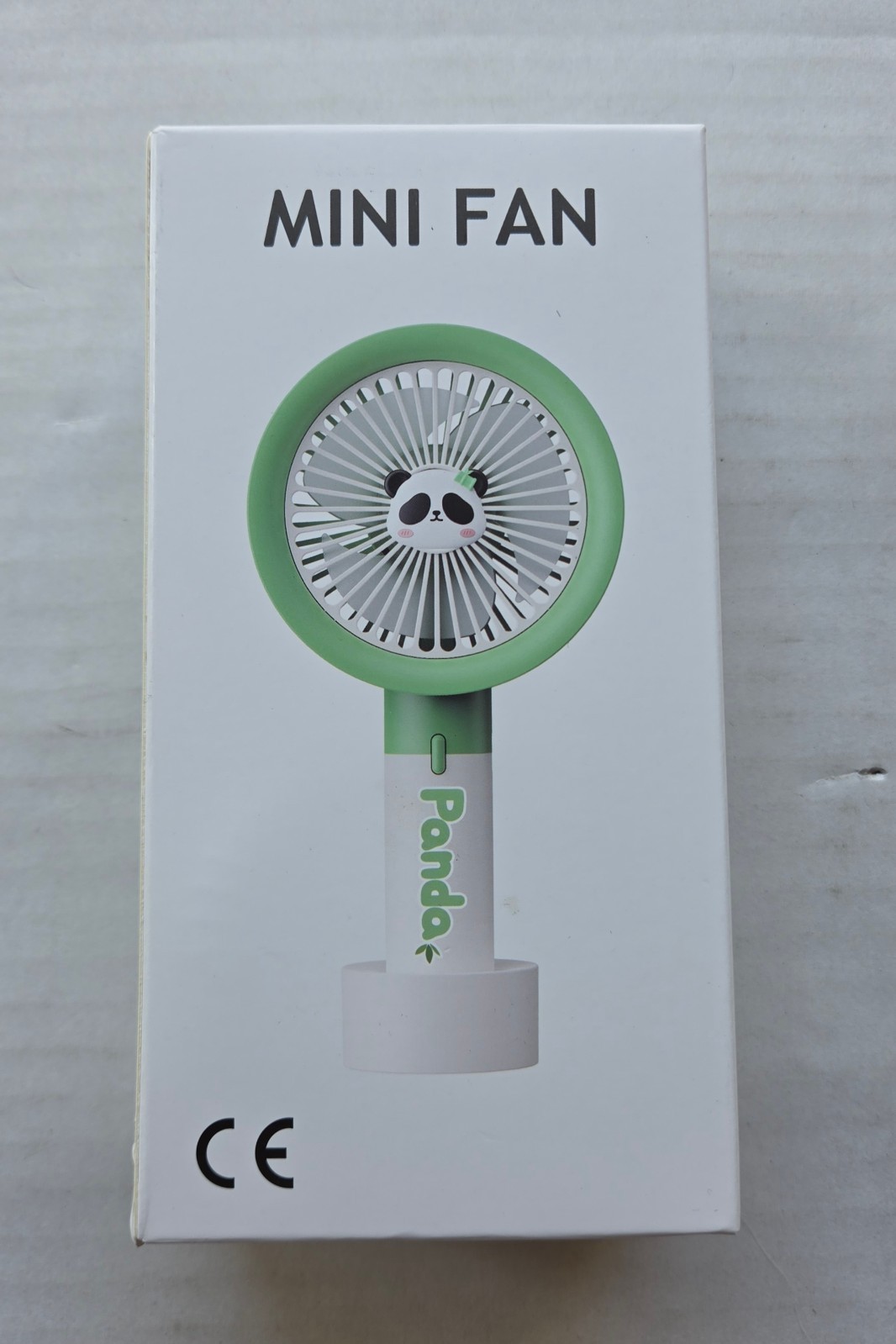 Panda Handheld Mini Fan - Handheld & Desktop - One-Touch Operation gallery