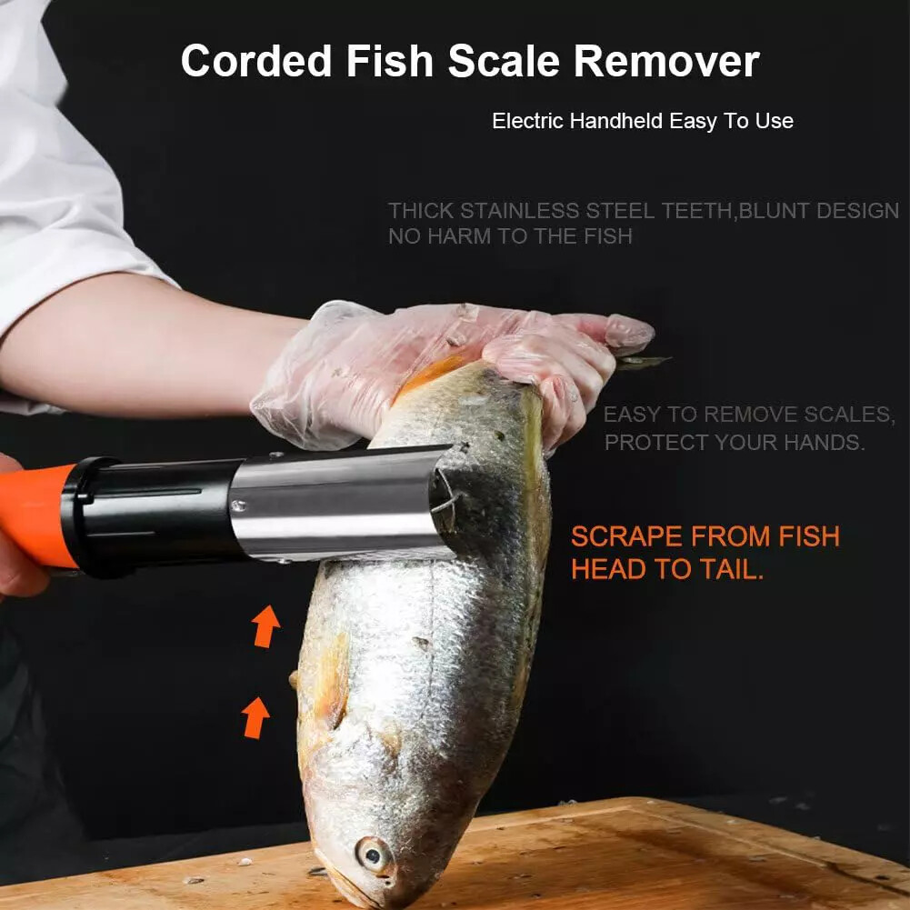 Speder Fish Scaler Corded Electric Fish Scale Remover Scraper Cleaner Kit gallery