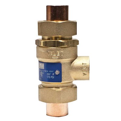 Watts 0063191 Backflow Preventer 3/4" Brass 175 PSI 33F-250F Connection gallery