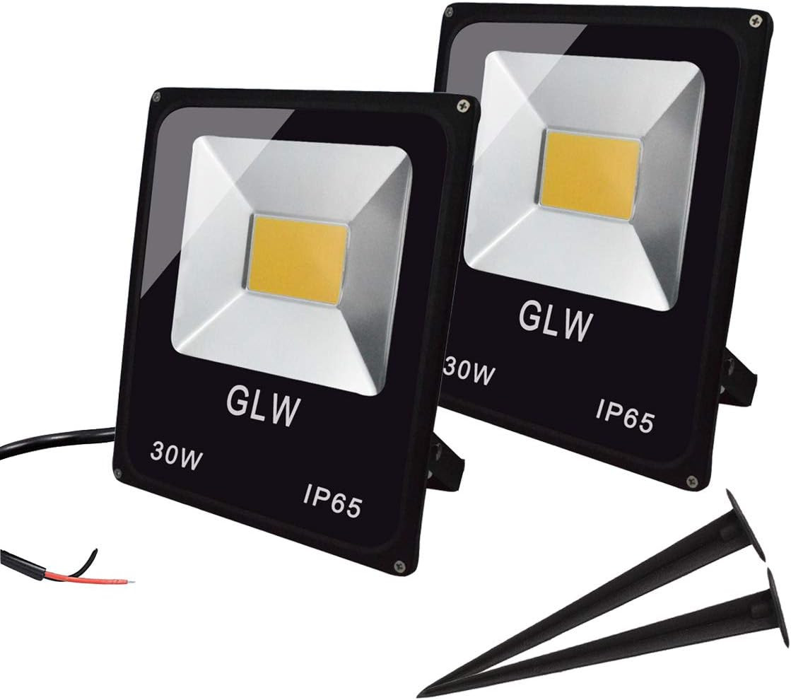 30W LED Flood Light 12V~24V AC/DC Outdoor Landscape Lighting 3000K 2700LM Warm W gallery
