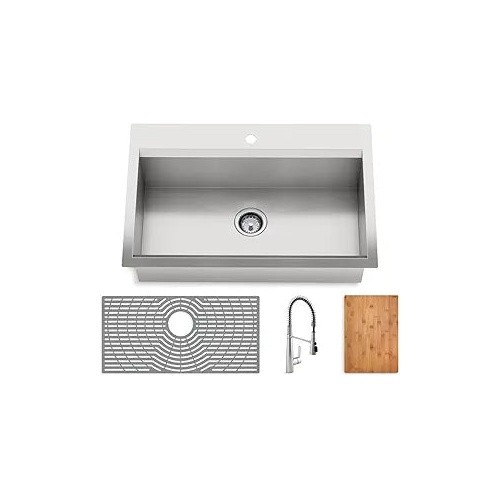 KOHLER Provo Sink Kit SS gallery