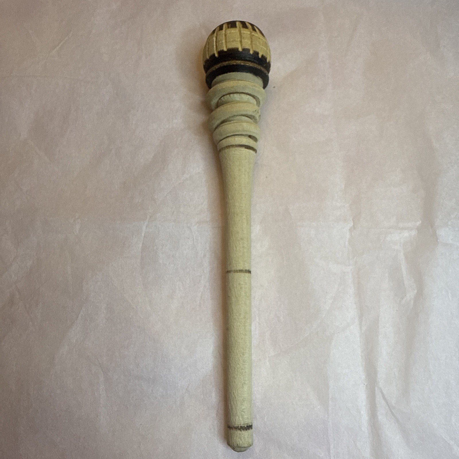 Traditional Mexican Molinillo Hot Chocolate Frother 71/4 Inches Open Box gallery