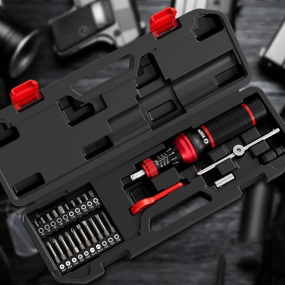 Torque Screwdriver 10-60 In.Lb, Inch Pound Torque Screwdriver Set with 1/4" Bit gallery
