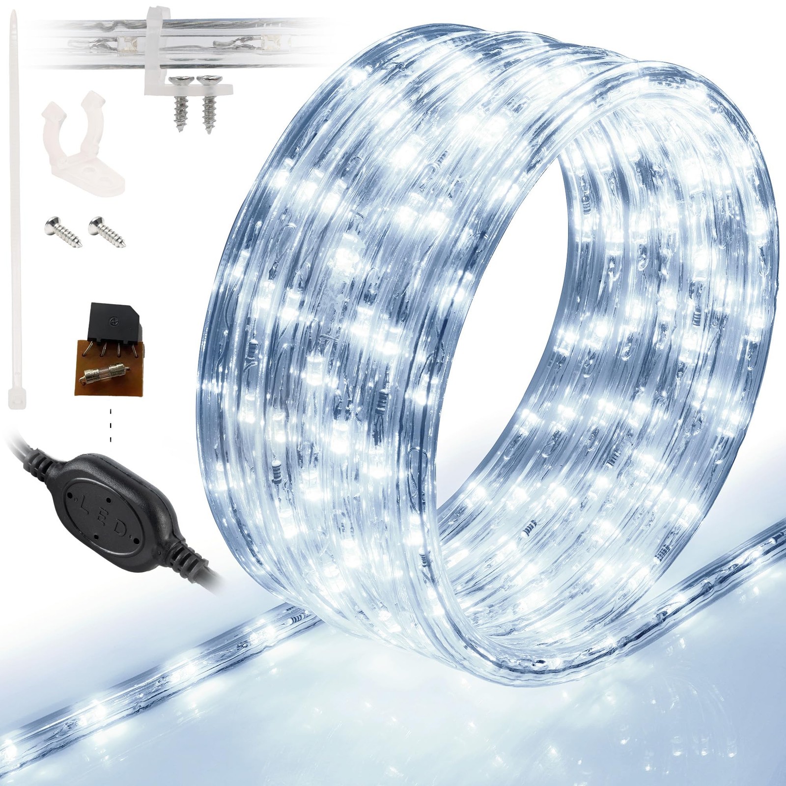 576LEDs 50ft LED Outside Rope Lights, Outdoor ETL Certified Waterproof Perman... gallery