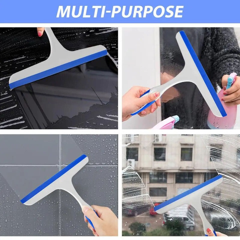 Window Mirror Car Windshield Squeegee Shower Glass Wiper Kitchen House Clean US gallery