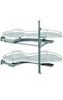 Rev-A-Shelf 5372-15-GR-L Contemporary 33"W Pull Out / Pivot Cloud - Grey gallery