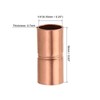 5pcs Straight Copper Coupling Fittings 1/4 Inch ID Welding Joint gallery