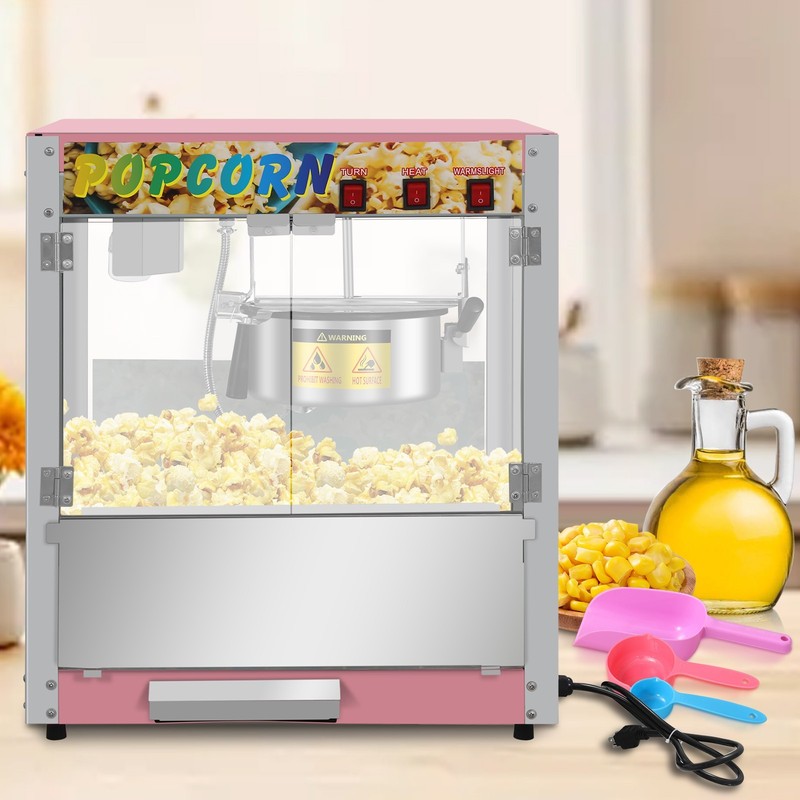 Commercial Countertop Popcorn Maker Machine 8 Ounce Kettle Movie Theater Automat gallery