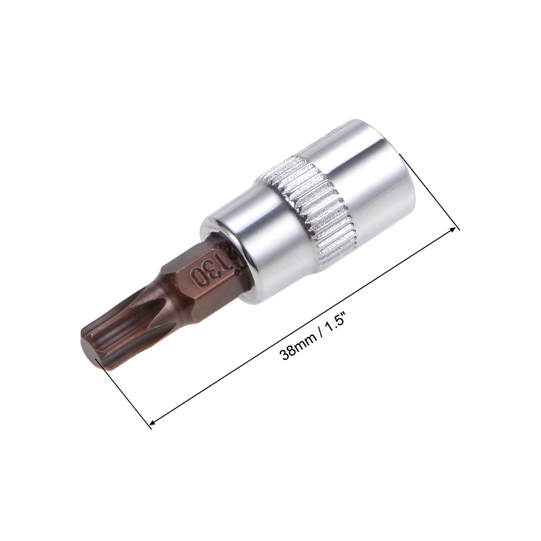 5 Pcs 1/4-Inch Drive Bit Socket Torx T30 S2 Steel 38mm Length gallery
