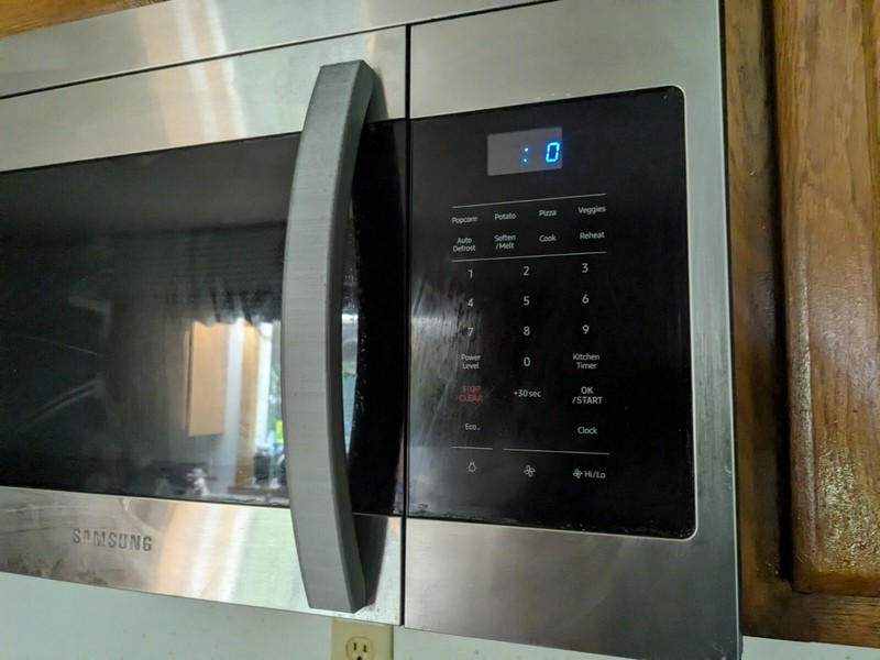 Samsung Microwave Handle Replacement ME16A4021AS 3D Printed gallery