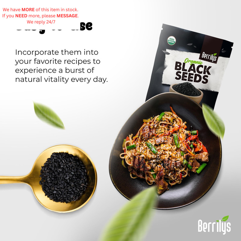 Black Cumin Seeds – USDA Certified 1 Pound (Pack of 1), gallery